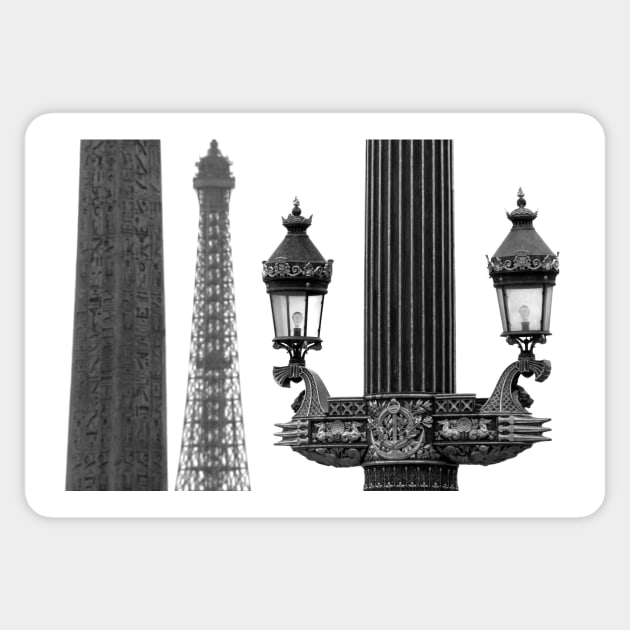 Paris - Three beauties. Sticker by rollier